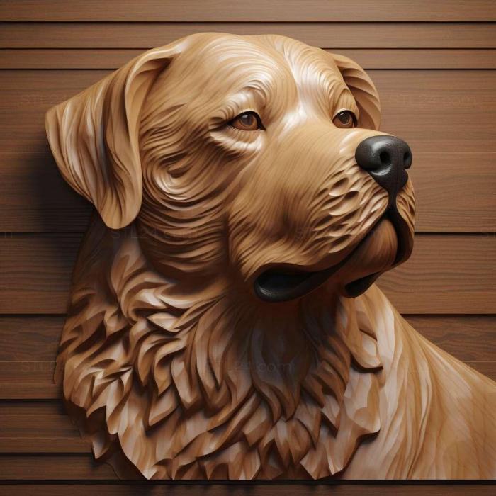 Природа и животные (Каковаварт собака 2, NATURE_7274) 3D модель для ЧПУ станка